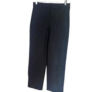 J Crew Kallie Ankle Pants Womens Sz 4 Black Straight Stretch Business Casual